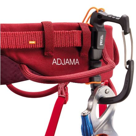 petzl climbing gear Adjama Harness S / Dark Red