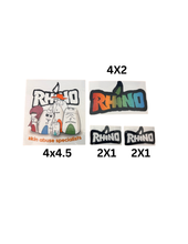 Load image into Gallery viewer, Rhino Stickers - Skin Abuse Specialist Characters ONLY - Climb Source
