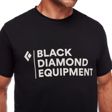 Load image into Gallery viewer, Black Diamond - Stacked LOGO TEE
