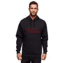 Load image into Gallery viewer, Black Diamond - Stacked Logo Hoody
