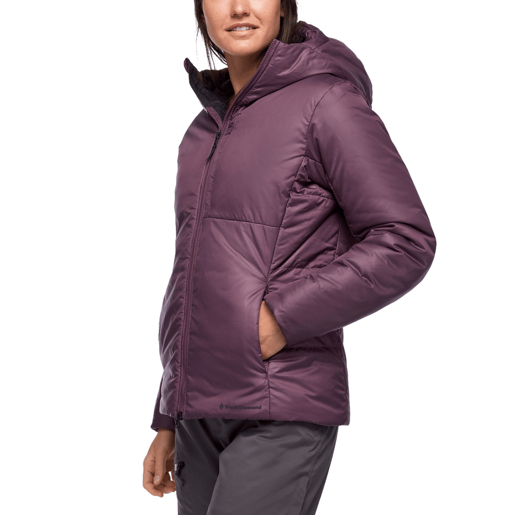 Synthetic online belay parka